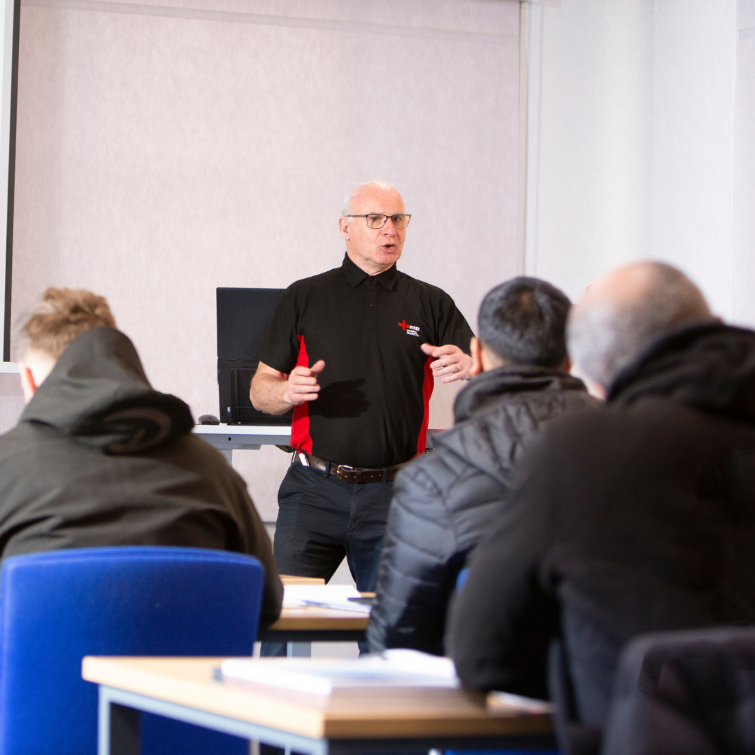 NICEIC tutor delivering a course