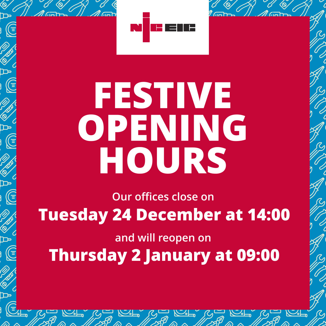 NICEIC festive opening hours