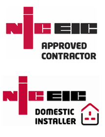 NICEIC Approved Contractor and Domestic Installer scheme logo