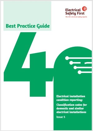 Electrical Safety First Best Practice Guide 4 cover