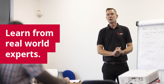 NICEIC training is delivered by real world experts