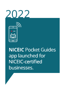 2022 NICEIC Pocket Guides app launched for NICEIC-certified businesses.