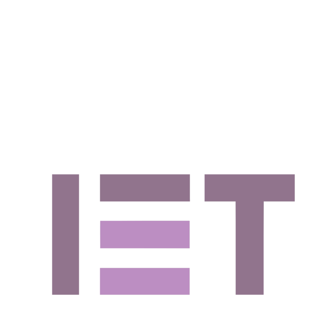 Logo for the IET - Institution of Engineering and Technology