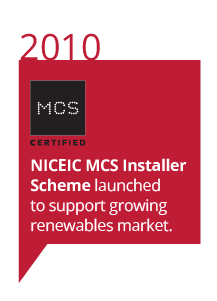 2010 NICEIC MCS Installer Scheme launched to support growing renewables market.